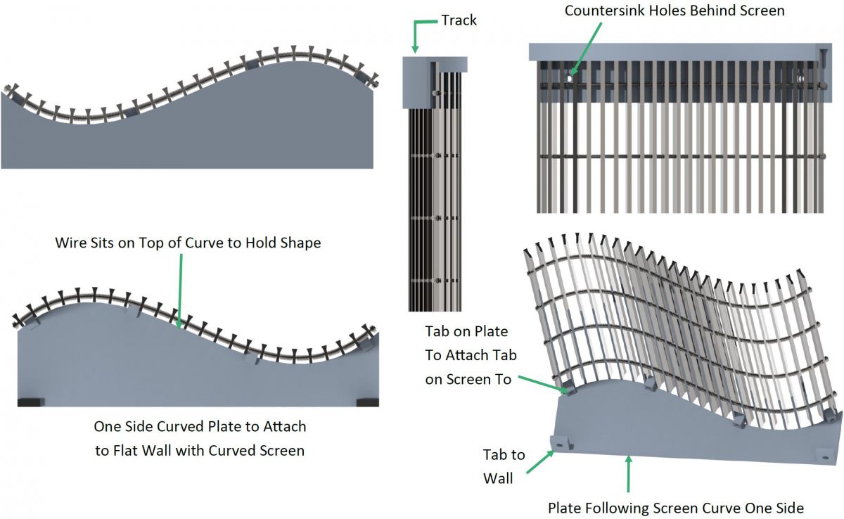 Custom Plate Standoff Mounting System