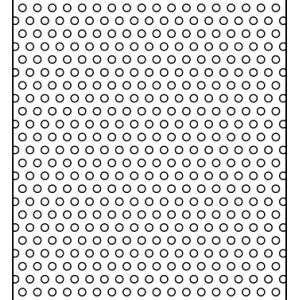 .0625in Diameter Circle on .125in Centers Perforation