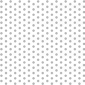 .063in Diameter Circle Perforation