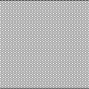 .065in Diameter Circle Perforation on .094 Centers