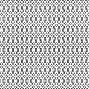 .075 Diameter Perforation Pattern on .100in Centers
