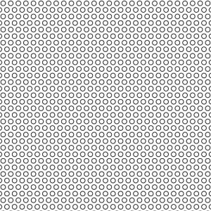 .078in Diameter Perforated Circles on .125in Centers