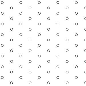 Hendrick Perforation Pattern .09375in Diameter Circles