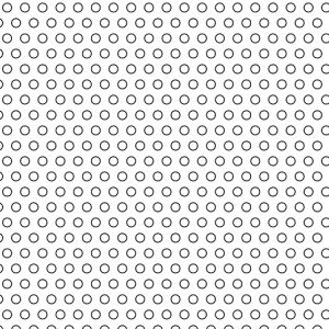 .094in Diameter Circles on .188in Centers Hendrick Perforation Pattern