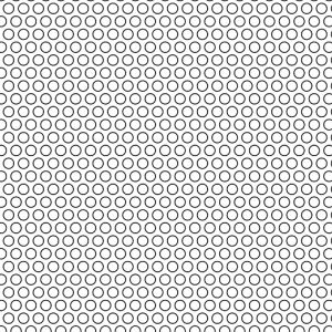 .109375in Diameter Circle Perforation on .15625in Centers