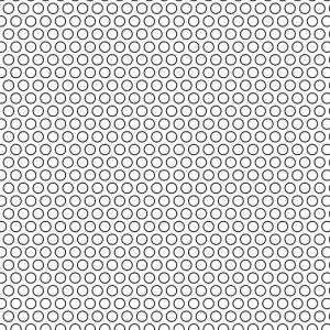 .109375in Diameter Circle Perforation on .15625in Centers