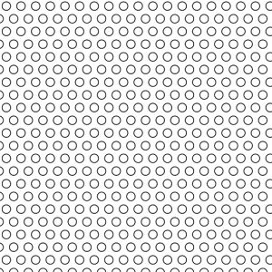 .109375in Diameter Circle Perforation Pattern on .1875in Centers
