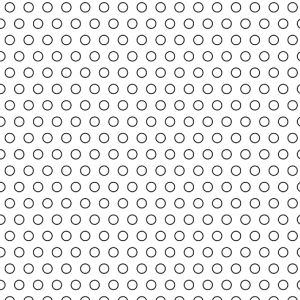 .109375in Diameter Round Perforation Pattern on .21875in Centers