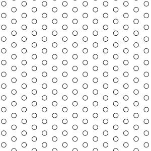 .109375in Diameter Circle Perforation Pattern on .271in Centers