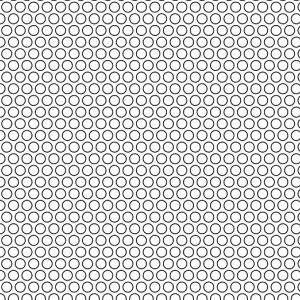 .117in Diameter Circles on .15625in Centers