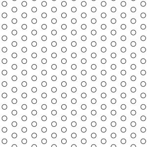 .117in Diameter Circle Perforations on .271 Centers