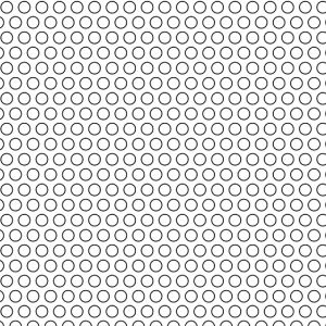 .125in Diameter Circle Perforation on .1875in Centers