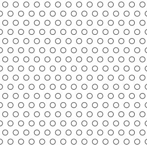 .125in Diameter Circles on .25in Centers