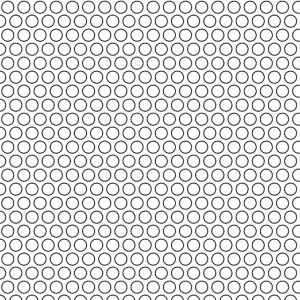 .140625 in Diameter Circle Perforation on .1875in Centers