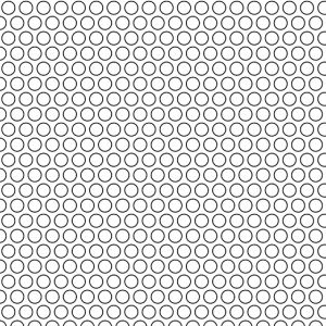 .140625 in Diameter Circle Perforation on .1875in Centers