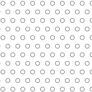.15625in Diameter Circle Perforation on .375in Centers
