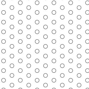 .15625in Diameter Circle Perforation on .443in Centers