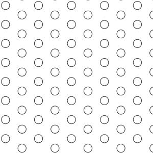 .1875in Diameter Circle Perforation on .433in Centers