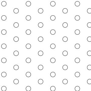 .1875in Diameter Circle Perforations on .541in Centers