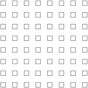 .2in Square Circle Perforation on .5in Centers