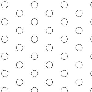 .25in Diameter Circles on .650in Centers