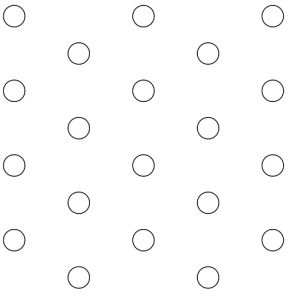 .25in Diameter Circle Perforations on .866in Centers