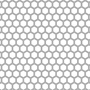 Hexagon Metal Perforation Pattern