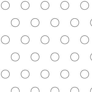 .3125in Diameter Circles on .75in Centers Perforation Pattern