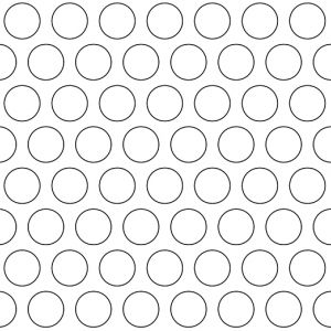 .375in Diameter Circle Perforation on .5in Centers