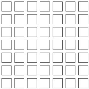 .375in Square Perforation Pattern