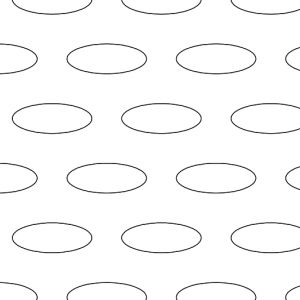 Ellipse Perforation Pattern .375in x 1in x 1.75in