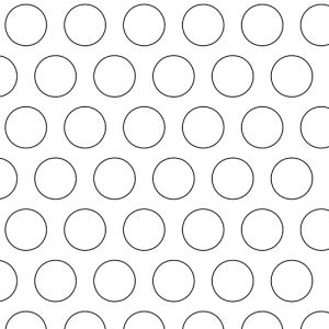 .4375in Diameter Circles on .625in Centers
