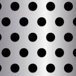 .5in by 1in Perforated Metal Circles