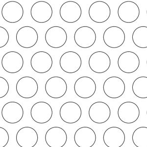 .5in Diameter Circles on .6875in Centers 