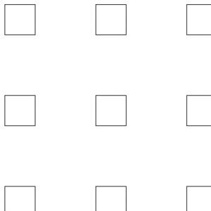 .5in Squares on .15in Centers Straight Perforation Pattern