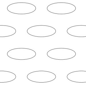 .5in x 1.25in on 1.75in Ellipse Perforation Pattern