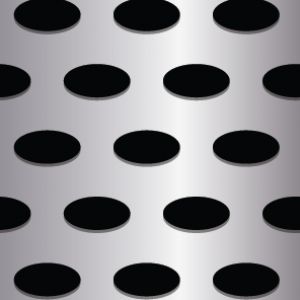.5in x 1in Ellipse Perforation Pattern