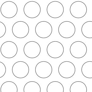 .625in Diameter Circles on .875in Centers