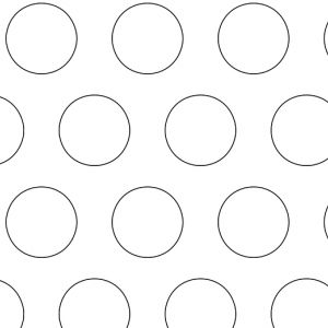 .75in Diameter Circles on .1125in Centers