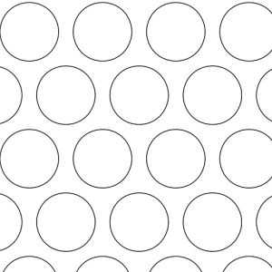 .75in Diameter Circles on .9375in Centers
