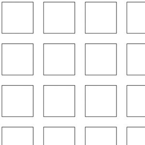 .75in Straight Square Perforation on 1in Centers