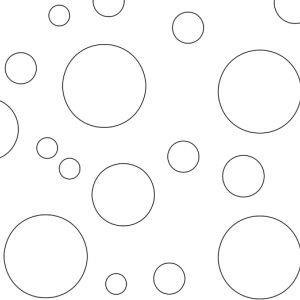 Bubbles Designer Series Pattern