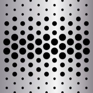 Horizon Pattern Metal Perforation