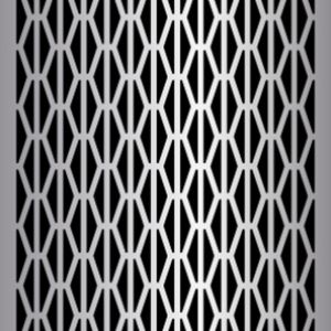 Triangle Staggered Metal Perforation Pattern