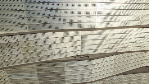 Perforated Metal Cladding Panels for the GW Parking Structure