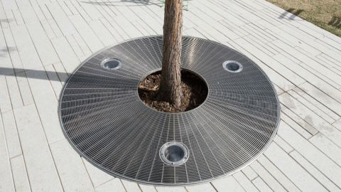 Stainless Steel Circular Tree Grating