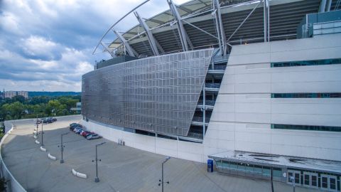 Perforated Metal Cladding Panels for the Paul Brown Stadium