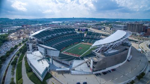 Perforated Metal Cladding Project for the Paul Brown Stadium