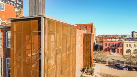 Perforated Corten Panels for The Melting Pot