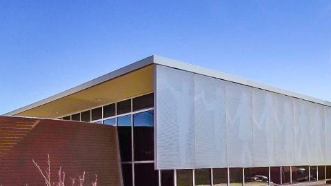 Perforated Metal Imaging on the Exterior of the Boys & Girls Club